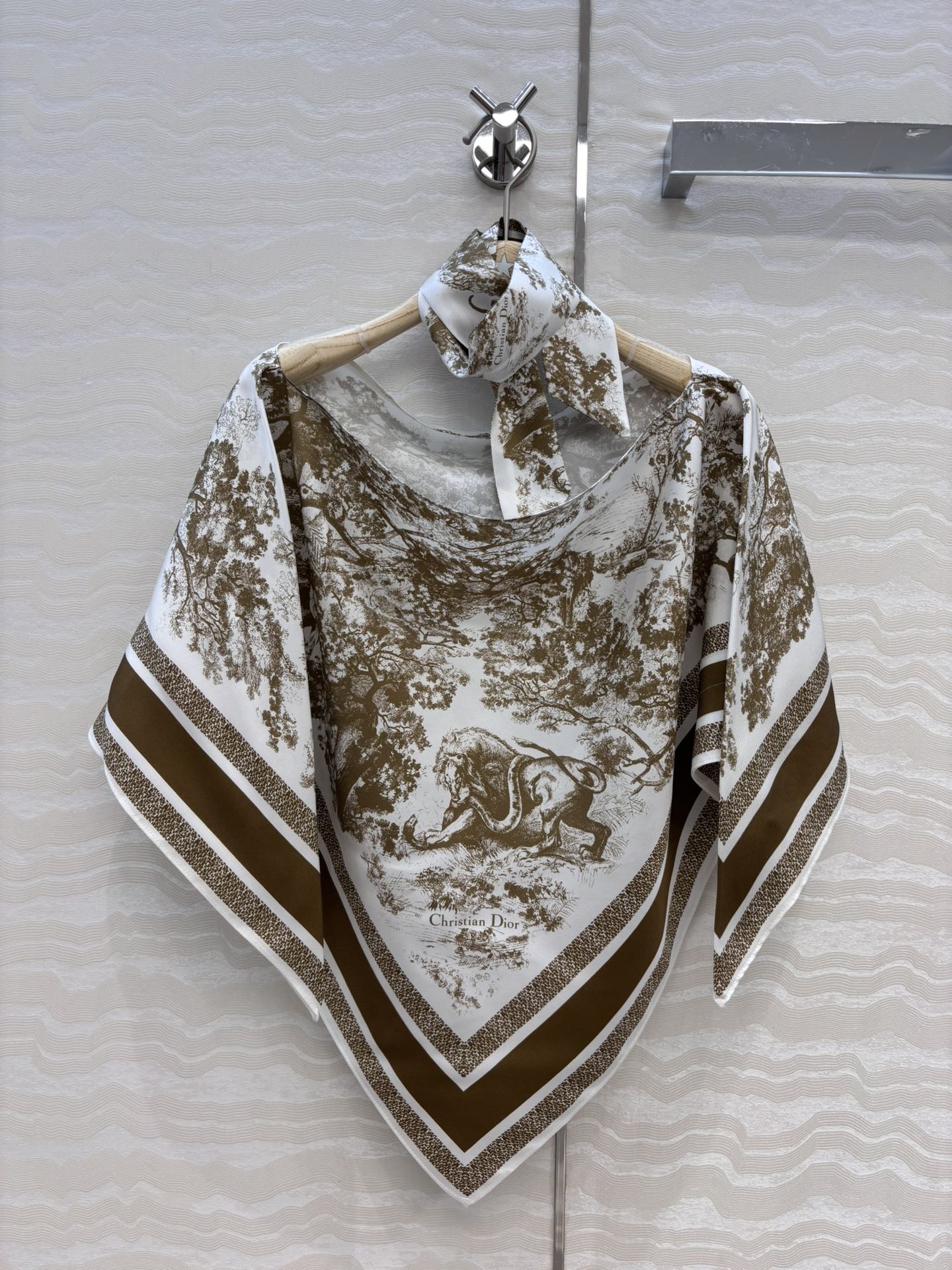 25fw printed smock