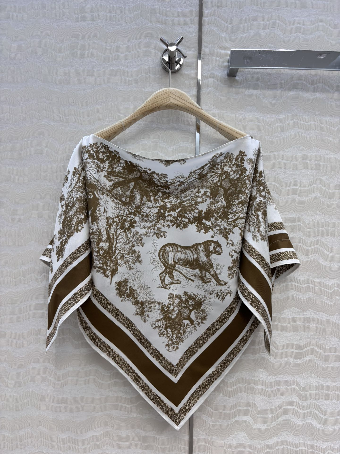 25fw printed smock