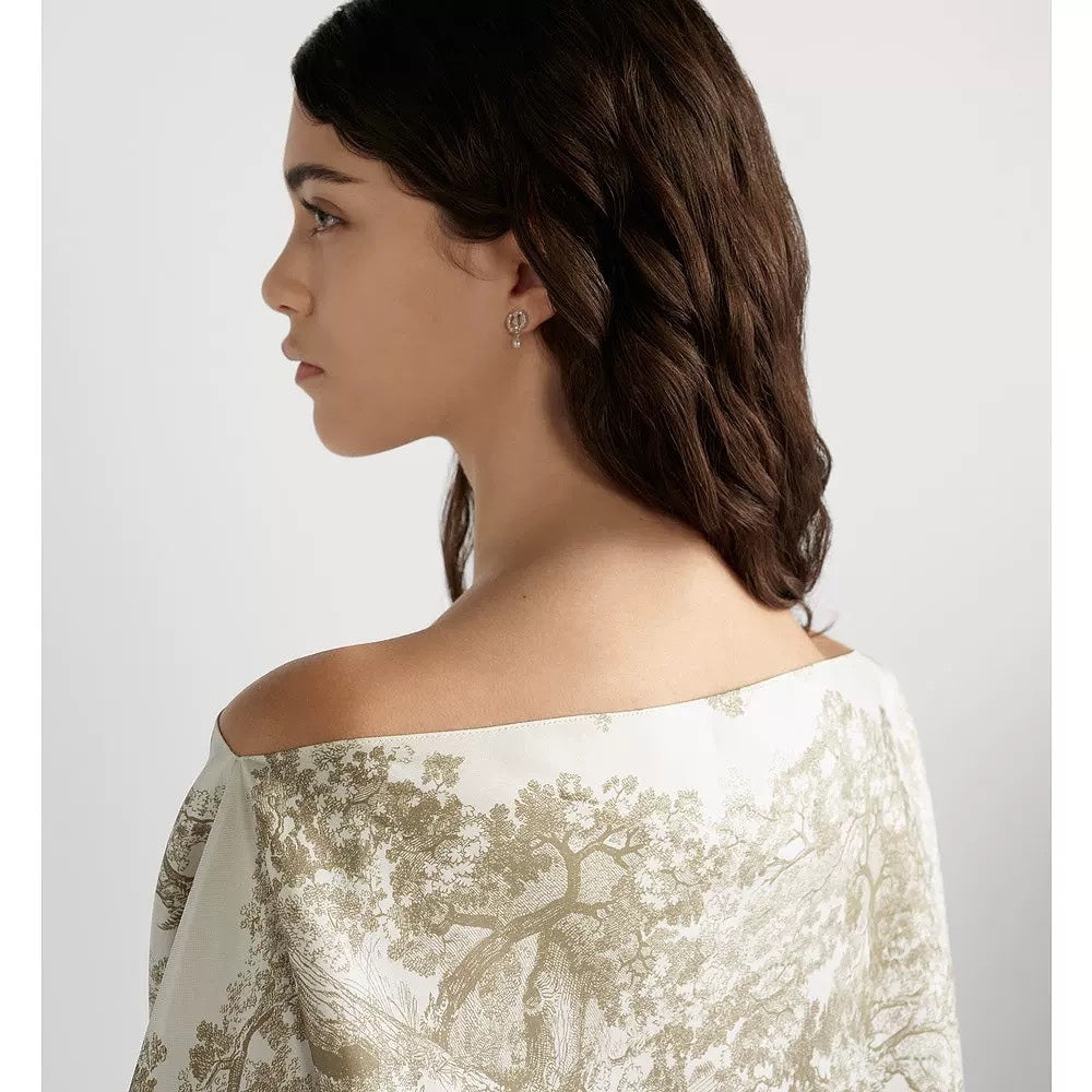 25fw printed smock