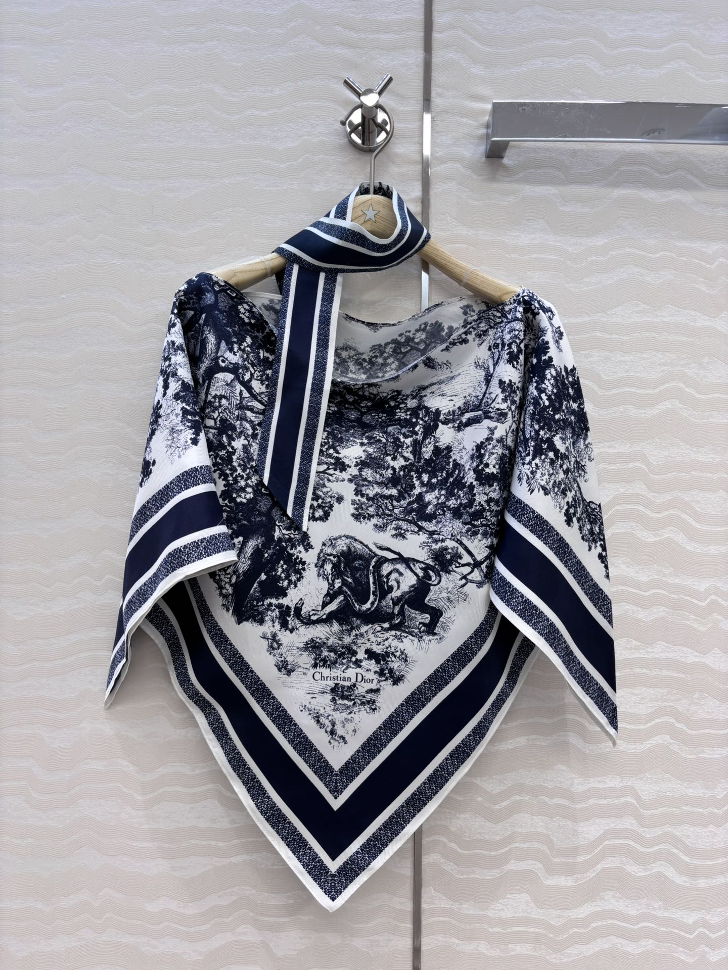 25fw printed smock
