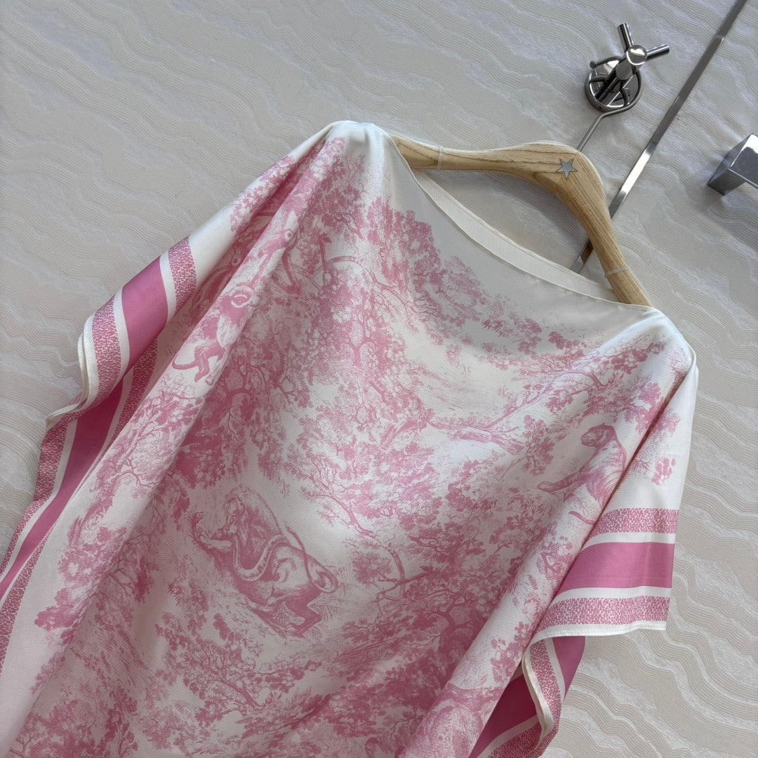 25fw printed smock
