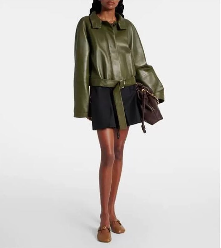 25fw leather jacket