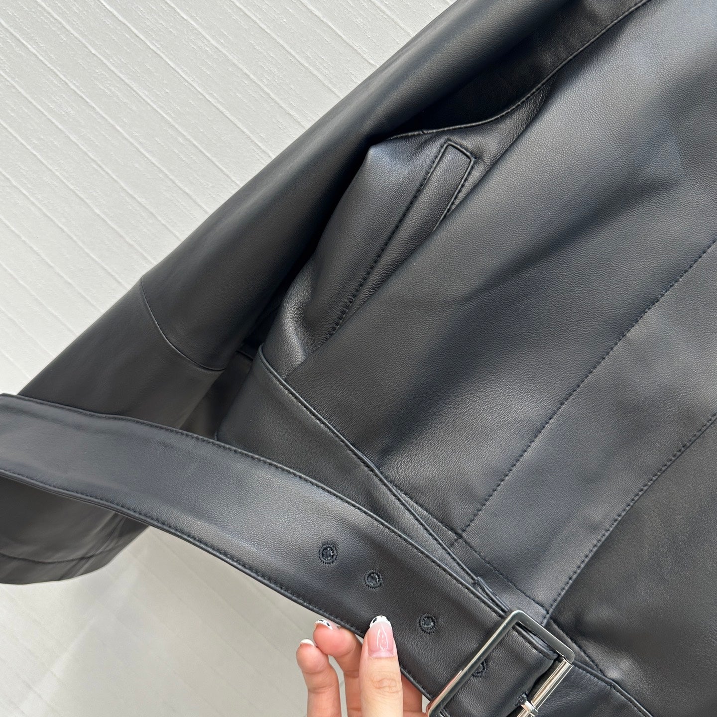 25fw leather jacket