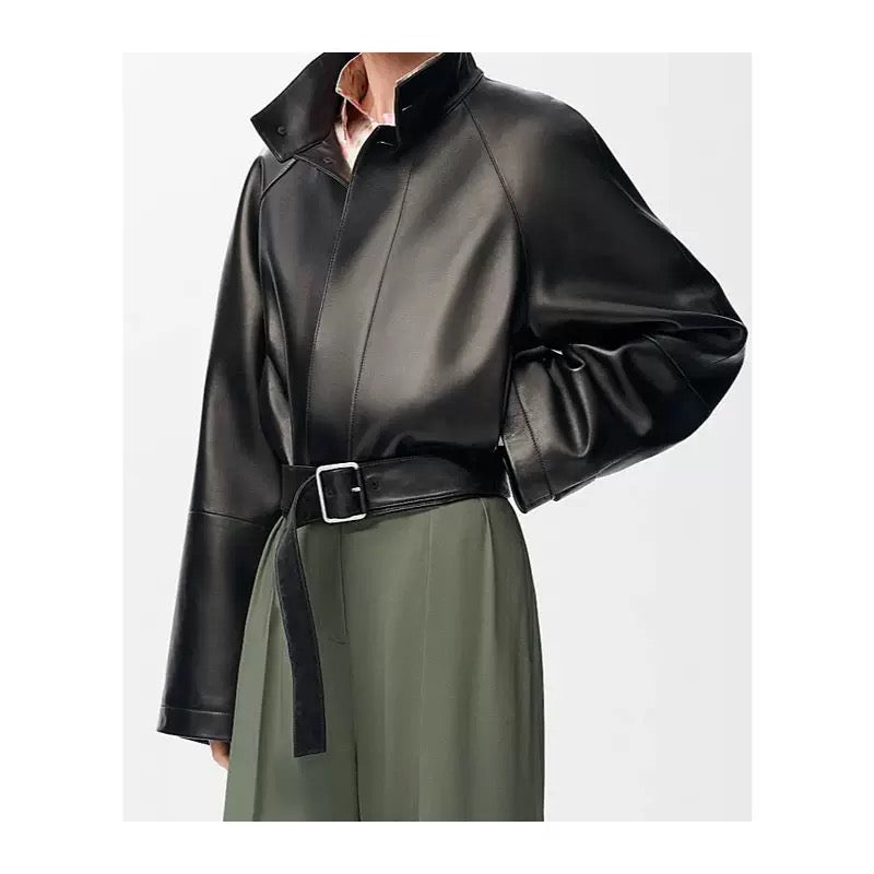 25fw leather jacket