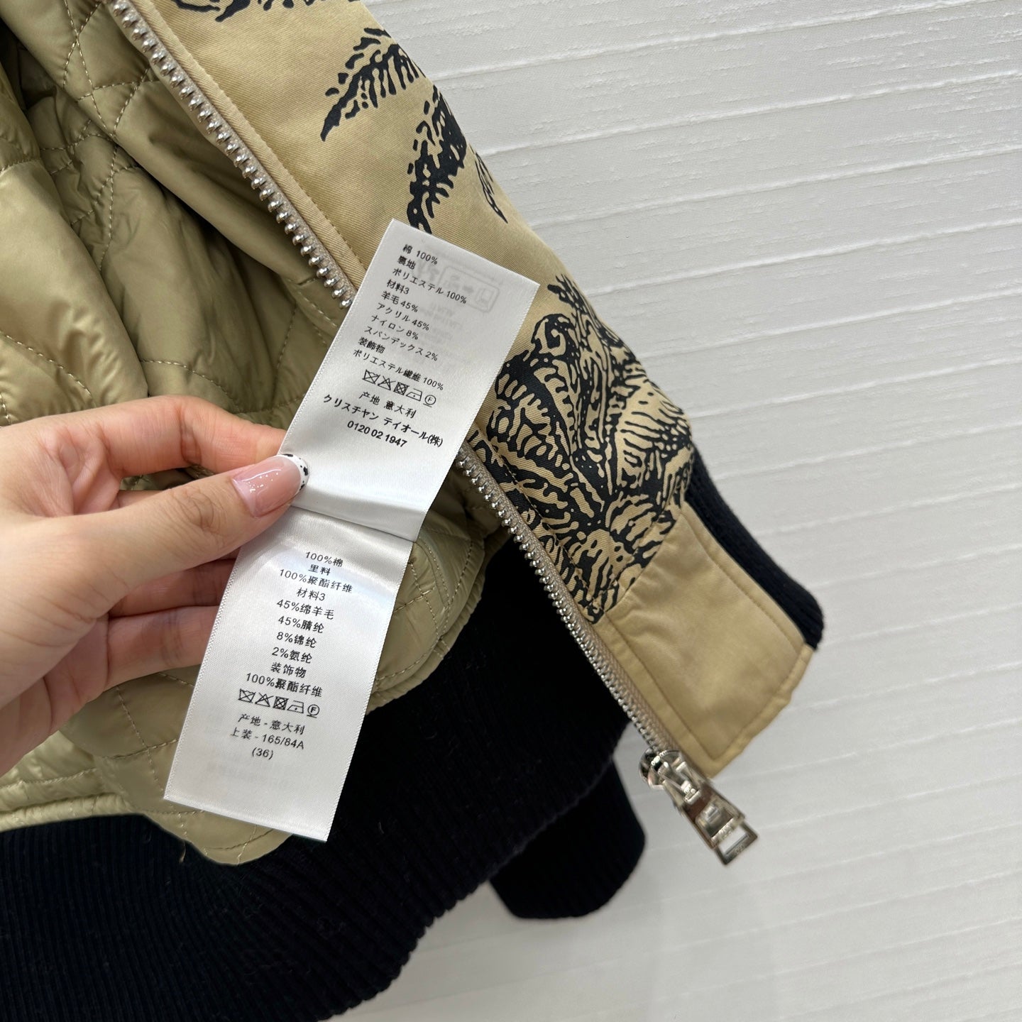 25fw printed jacket