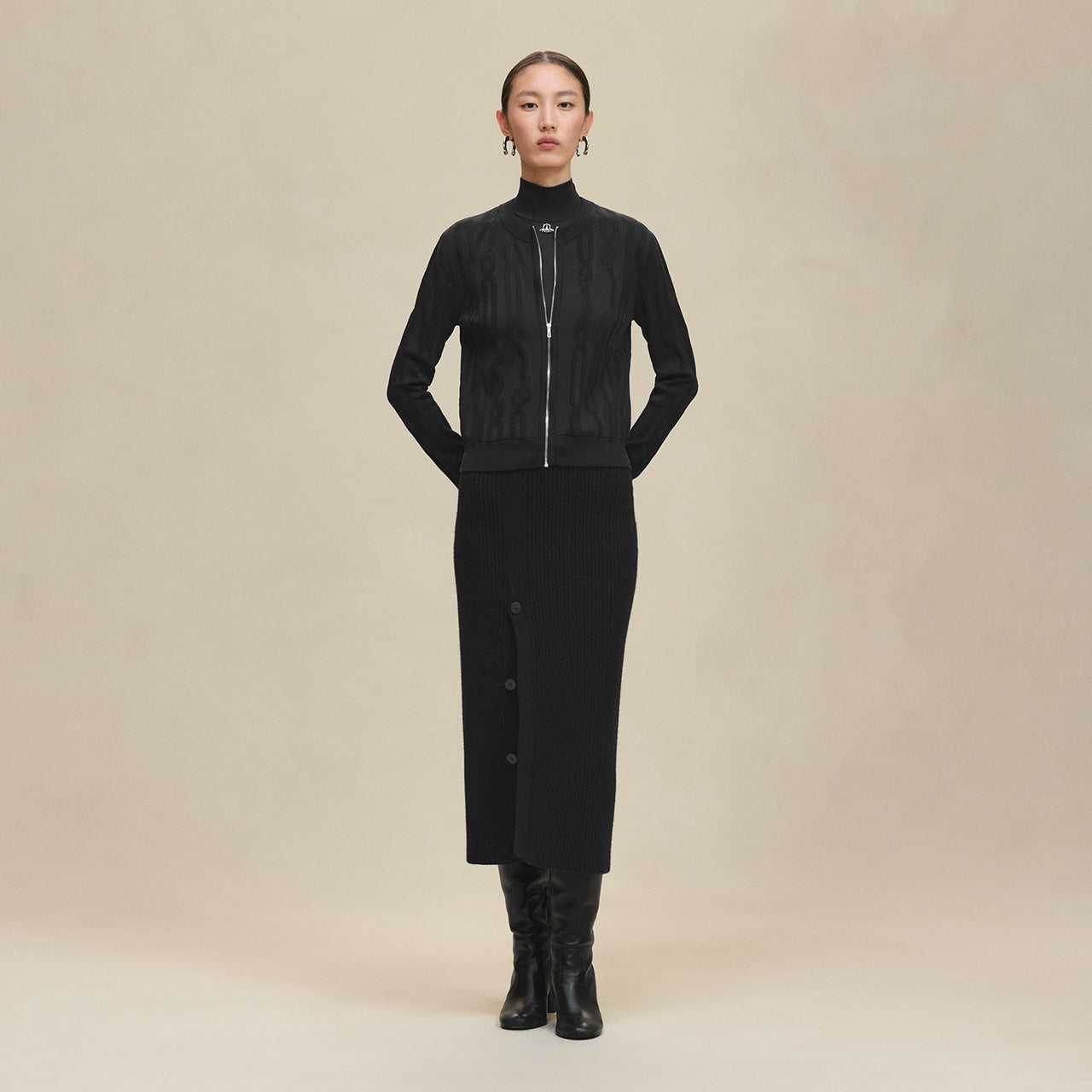 25fw jacquard jacket
