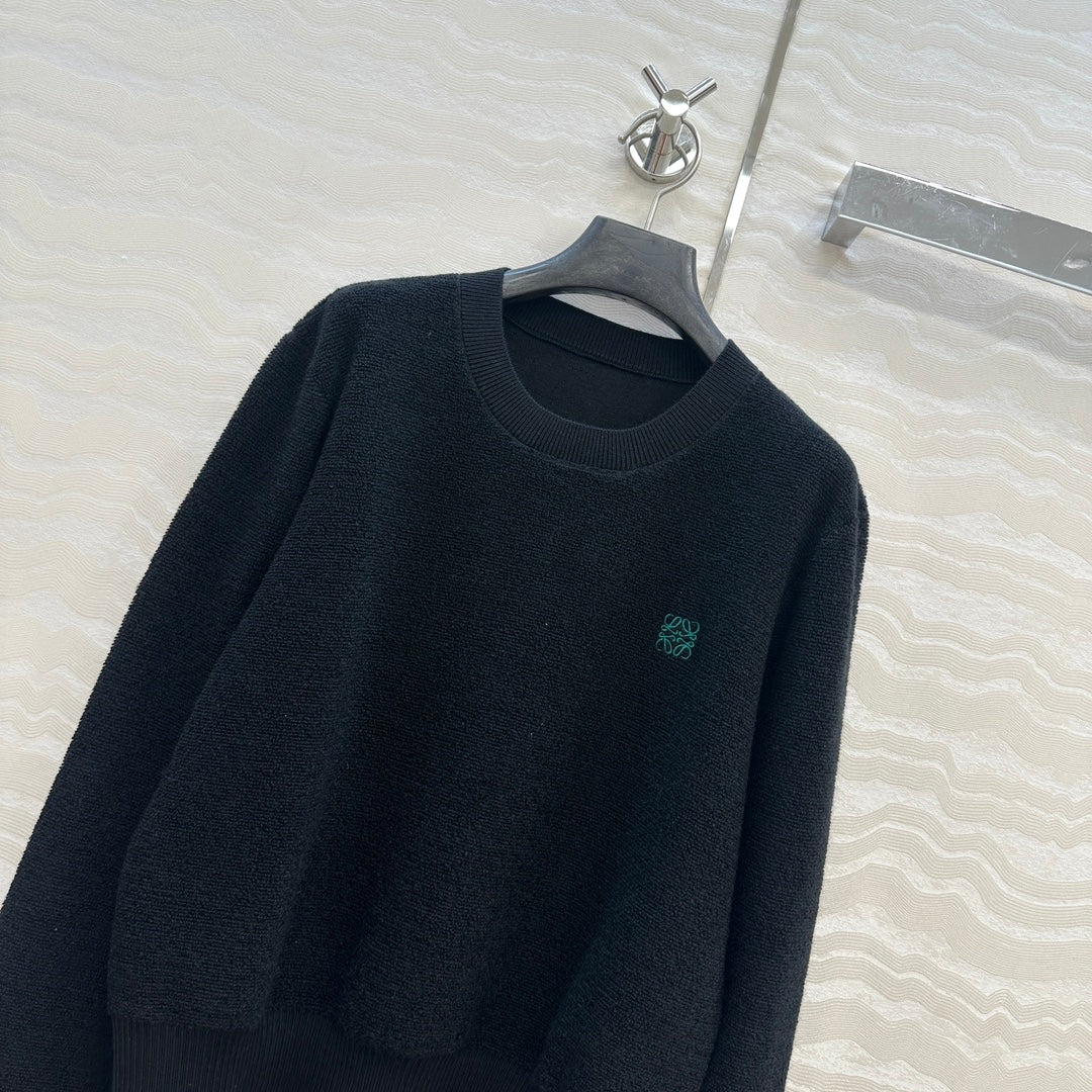 25fw embroidered sweater