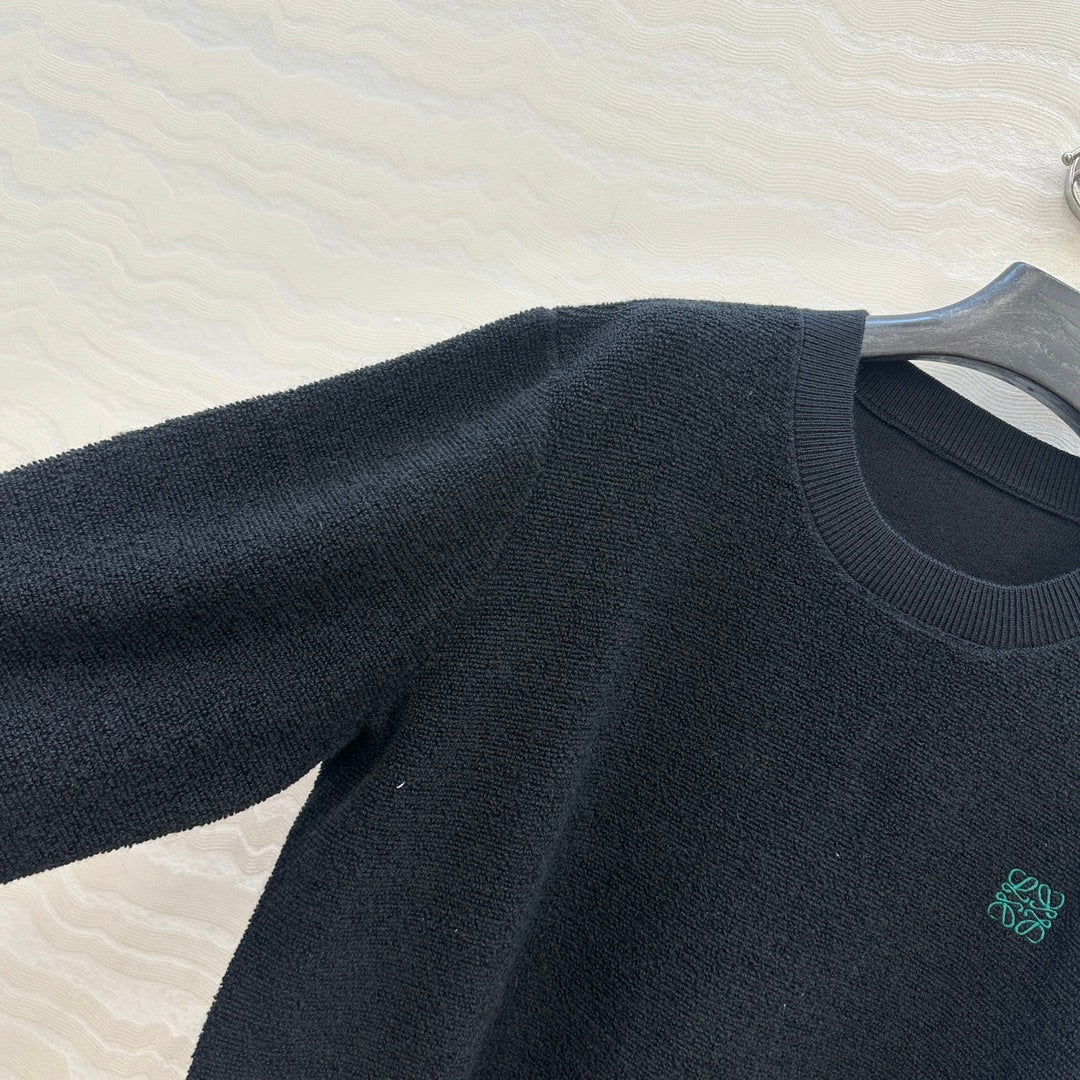 25fw embroidered sweater