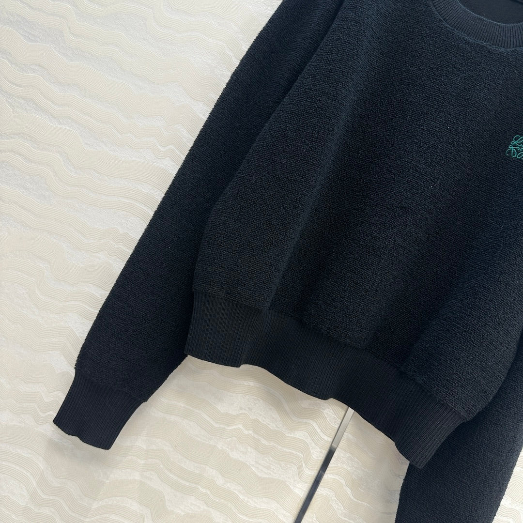 25fw embroidered sweater