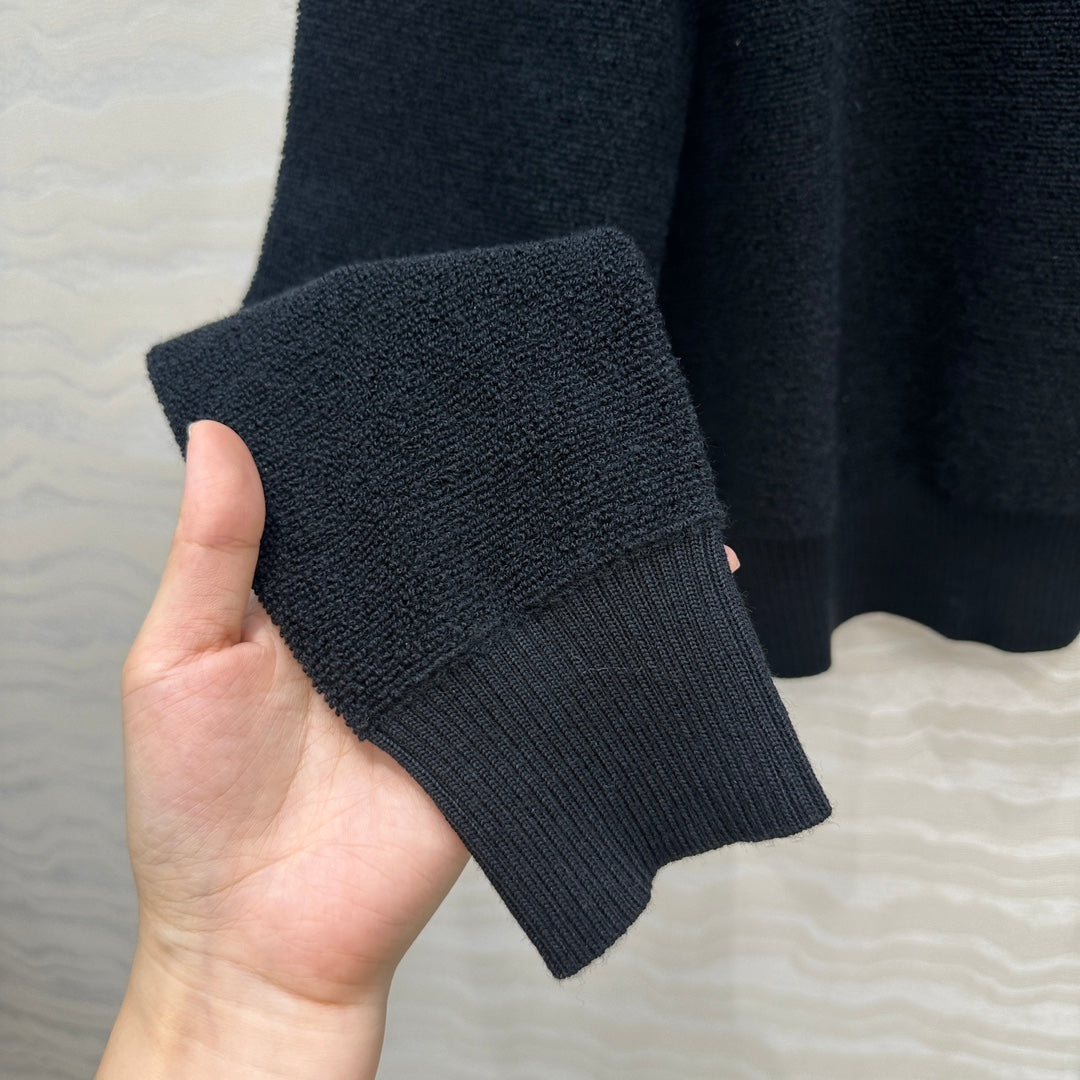 25fw embroidered sweater