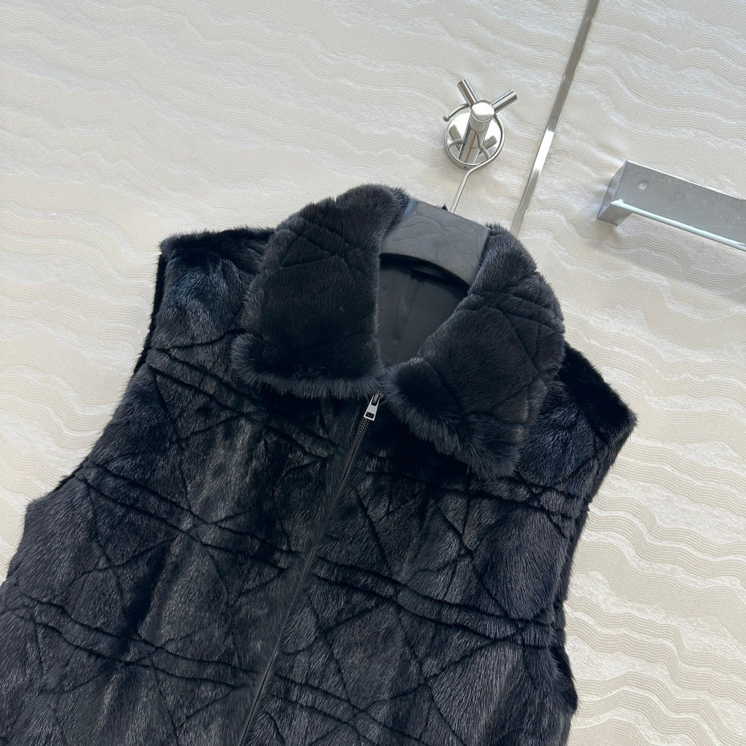 25fw sheepskin vest