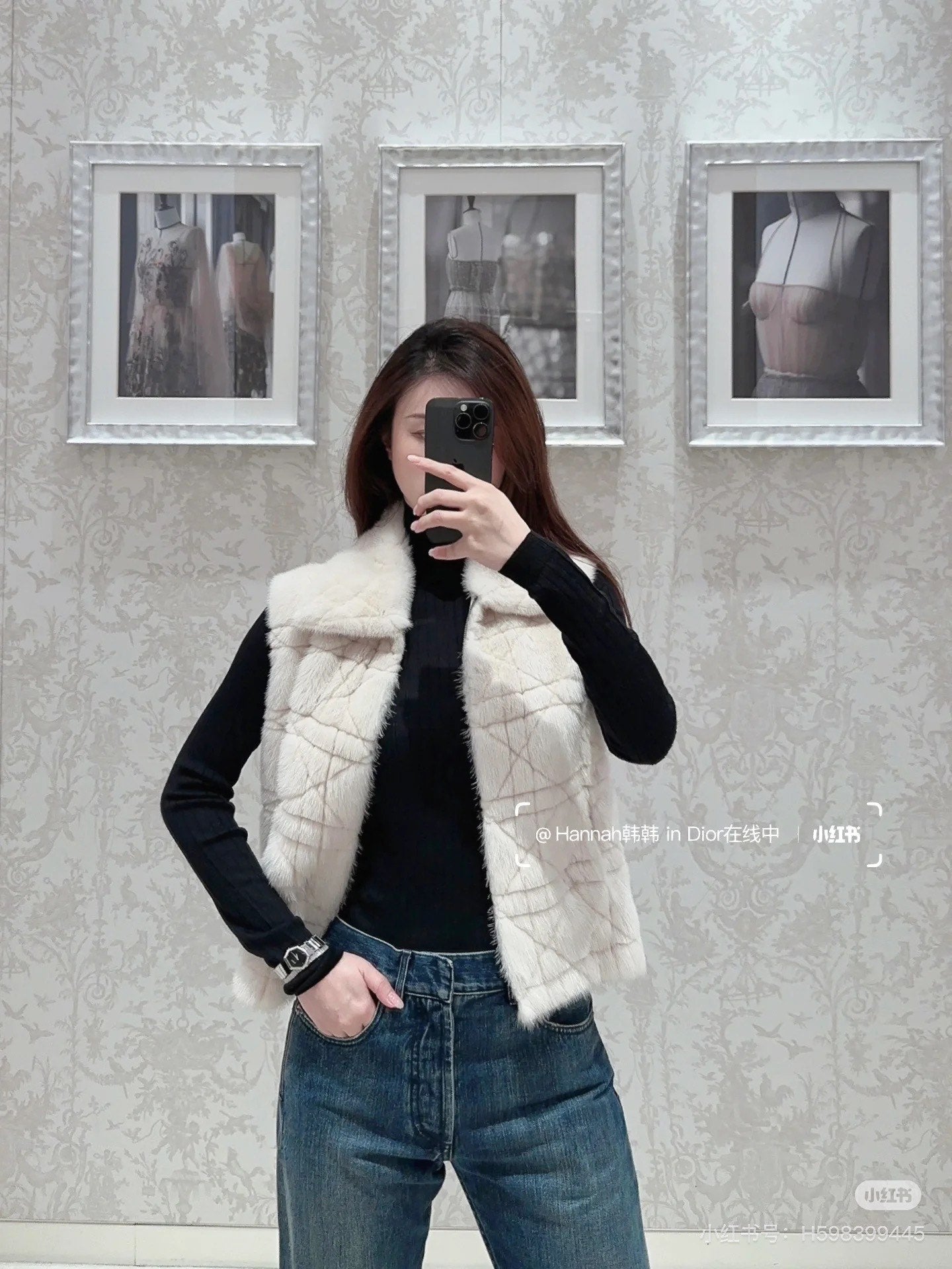 25fw sheepskin vest