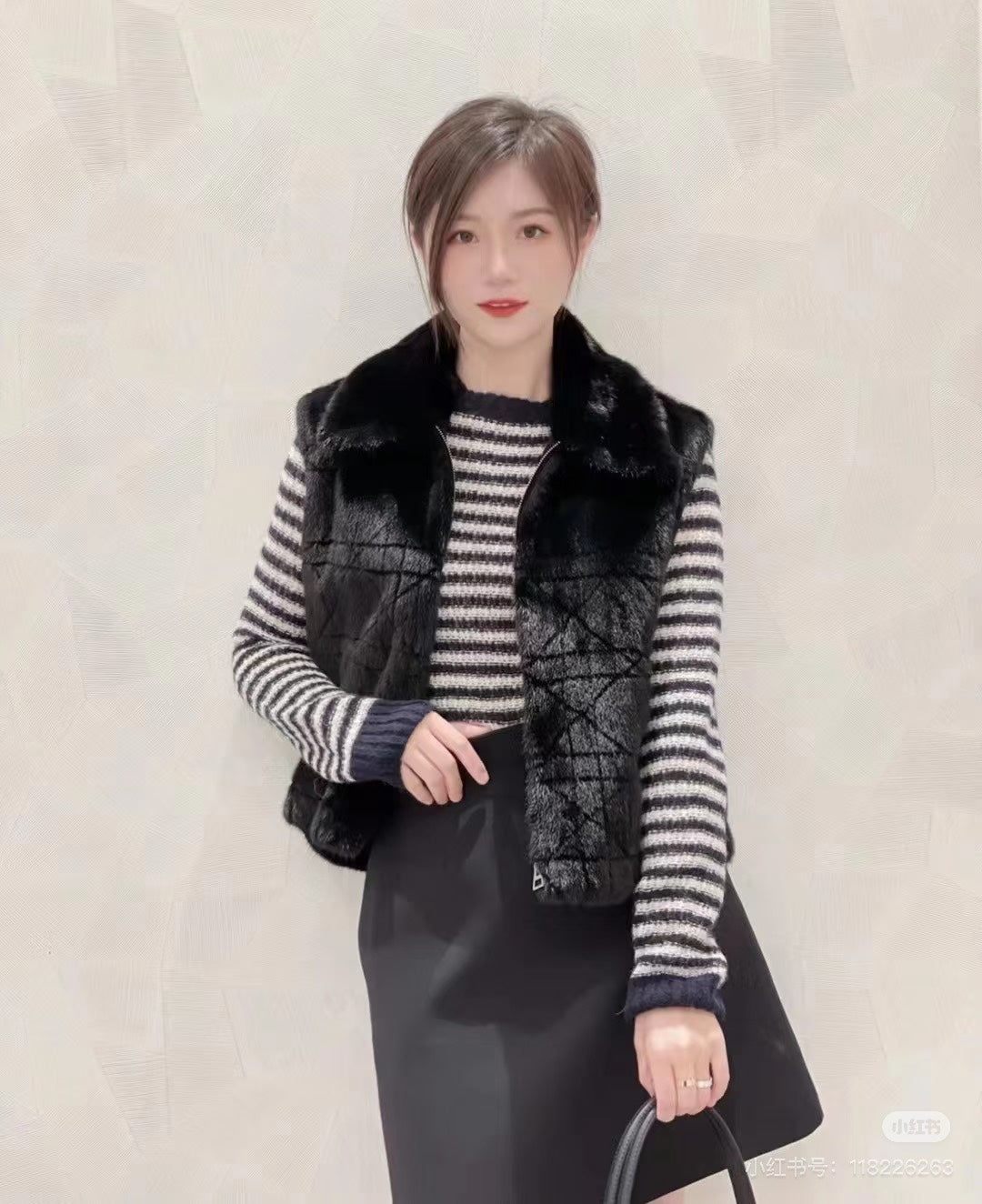 25fw sheepskin vest