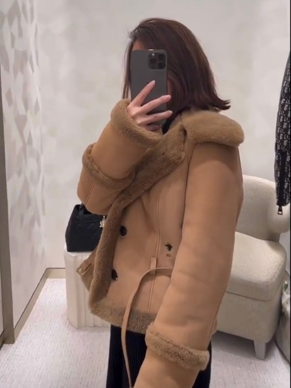 25fw embroidered coat