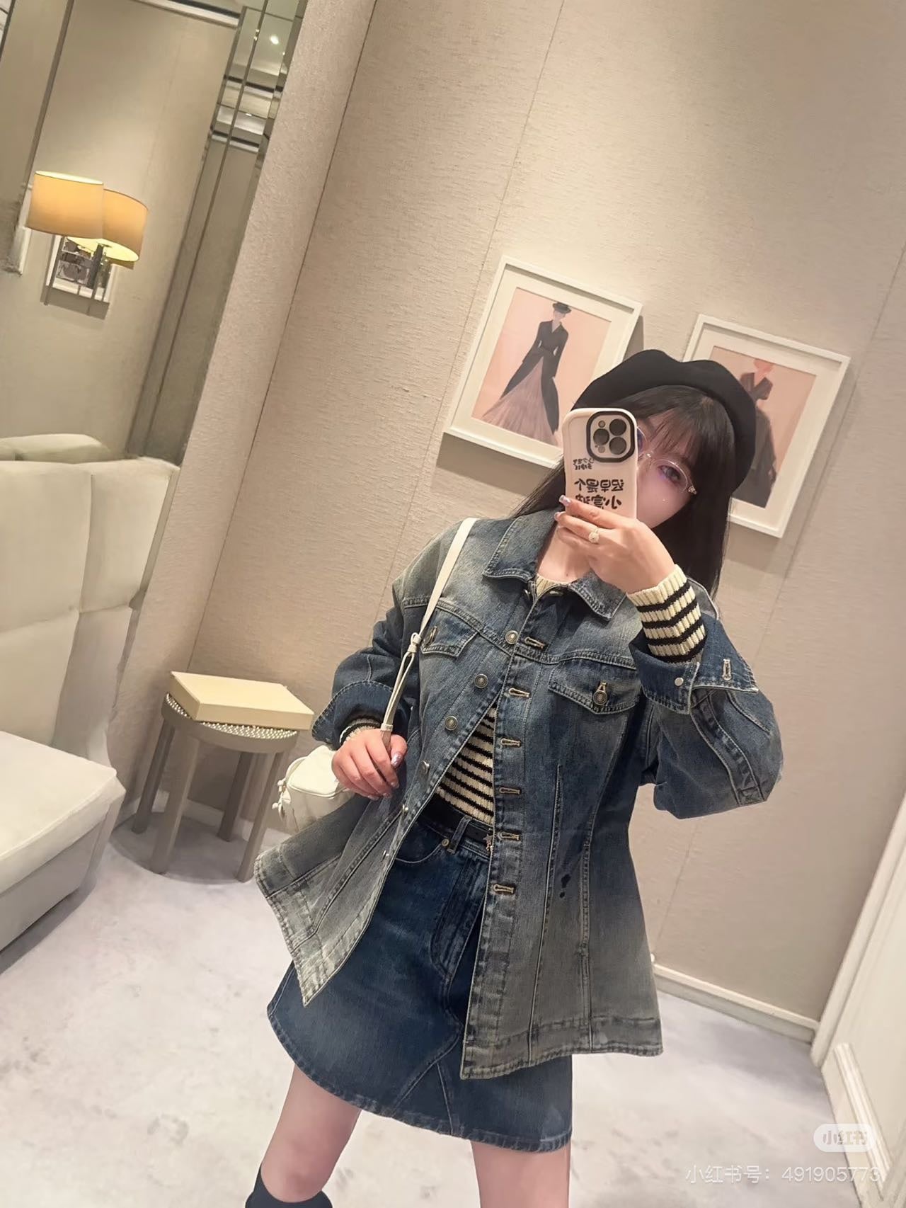 25fw denin jacket