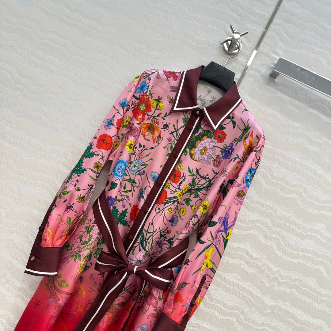 25fw silk dress