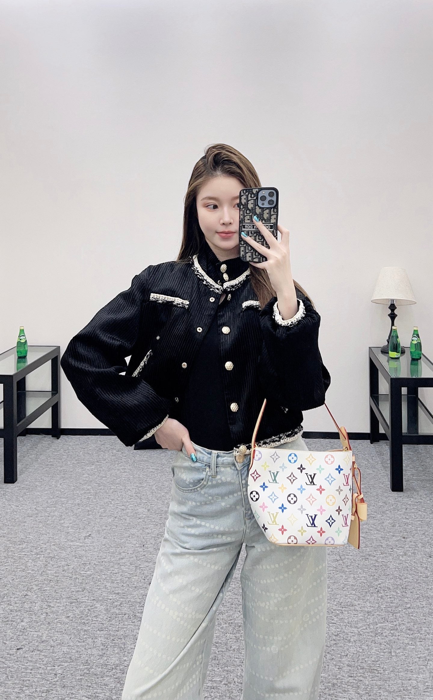 hem corduroy jacket