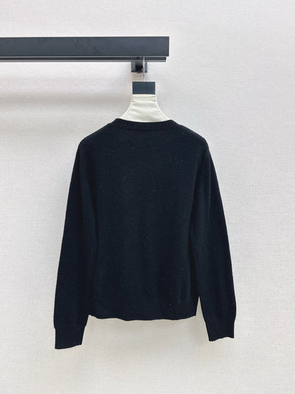 25fw 3D Embroidered Logo Sweater