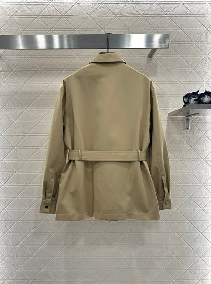 25fw Collar belt windbreaker