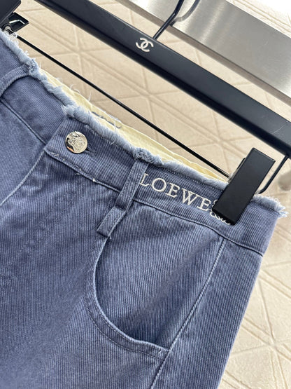 25fw Edge logo denim pants）