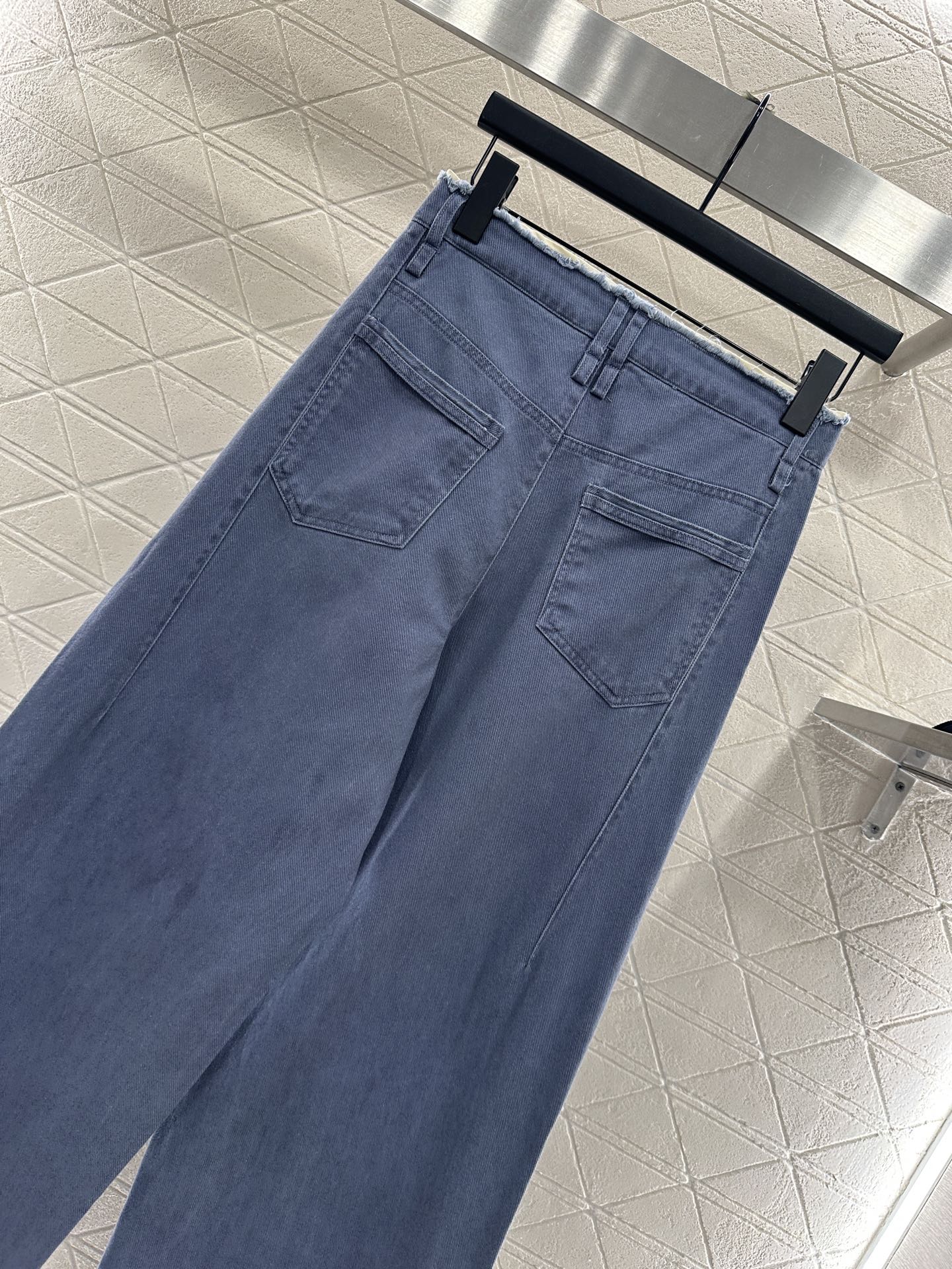 25fw Edge logo denim pants）