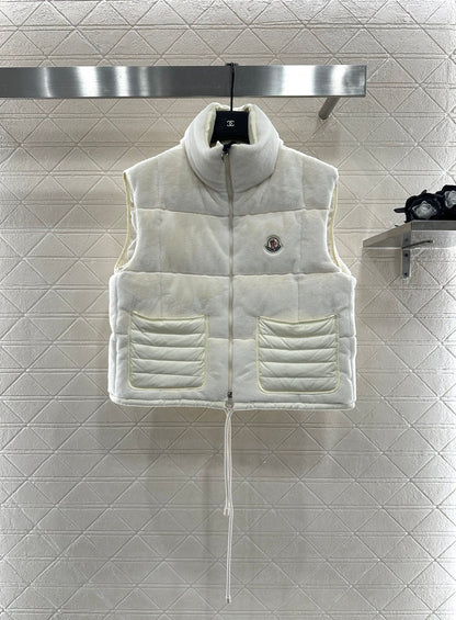 25fw Standing collar down vest