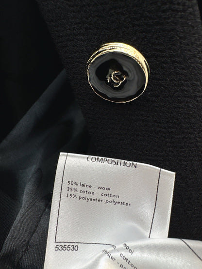 25fw Wool jacket with contrasting pockets