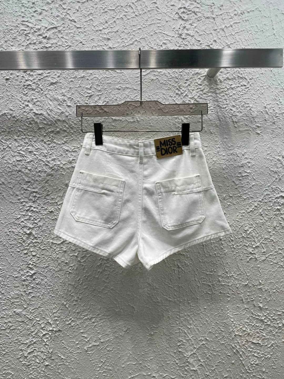 25 letter white shorts