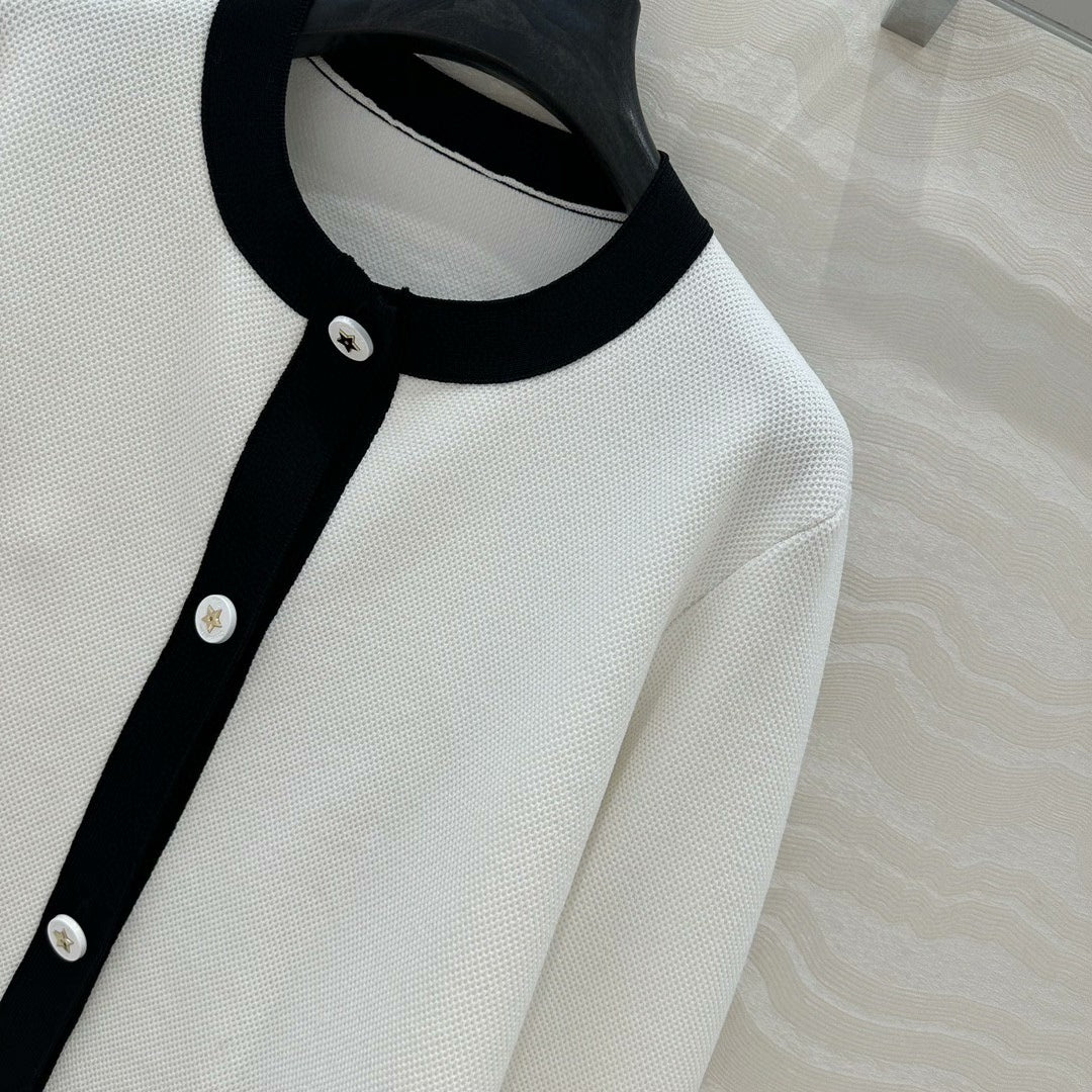 25 new round neck cardigan jacket