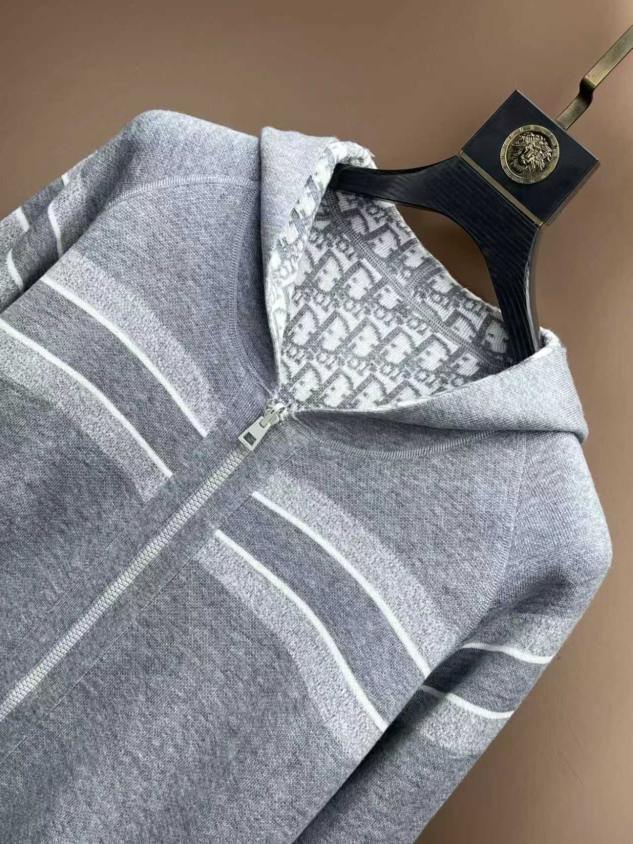25 Monogram Cashmere Hooded Cardigan
