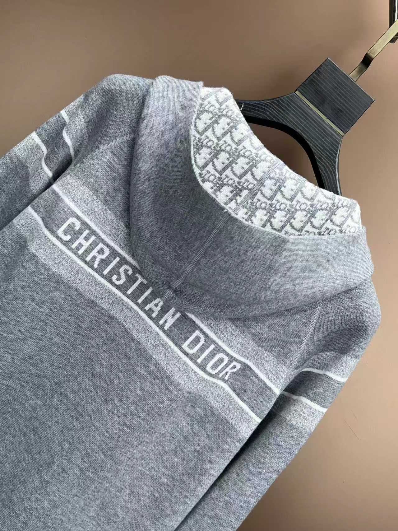 25 Monogram Cashmere Hooded Cardigan