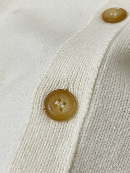 25 Cotton knitted V-neck cardigan
