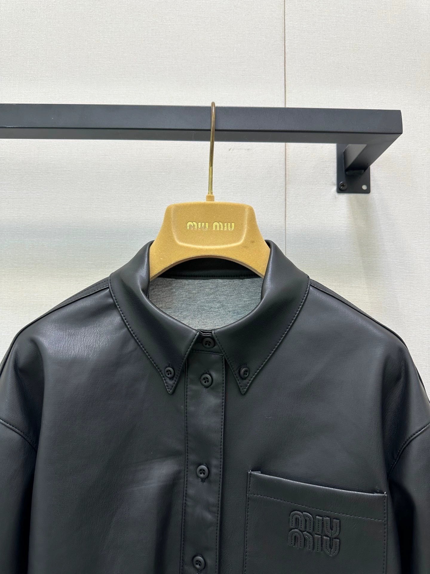 25 embroidered leather jacket