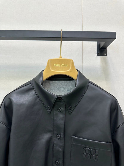 25 embroidered leather jacket