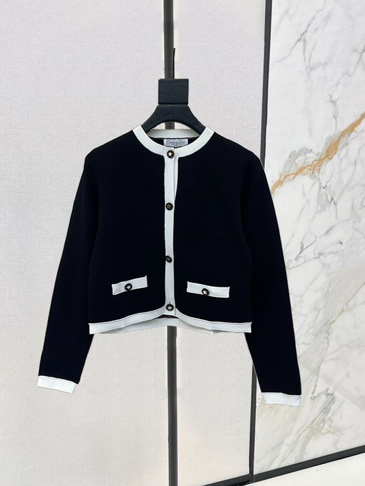 25 new round neck cardigan jacket