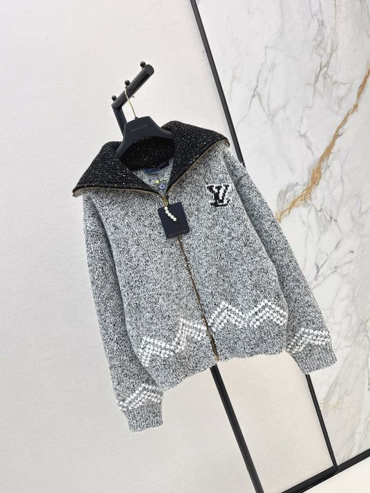25 Jacquard heavy-duty zipper jacket