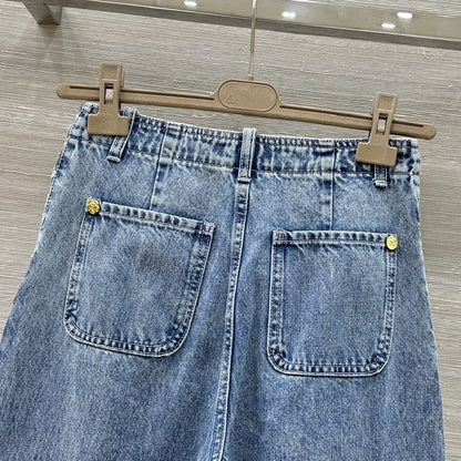 25 patchwork gradient jeans