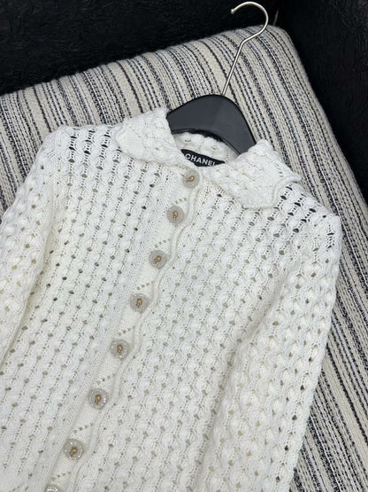 25 Crochet lapel jacket