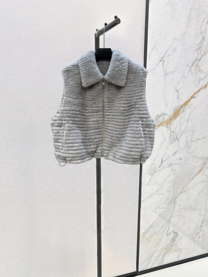 25fw fur vest