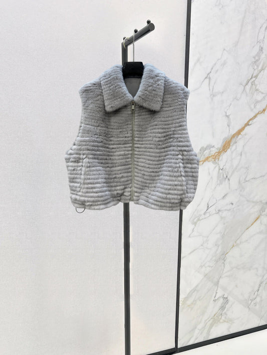 25fw fur vest