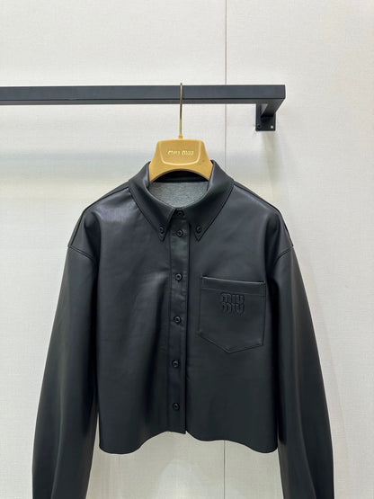 25 embroidered leather jacket