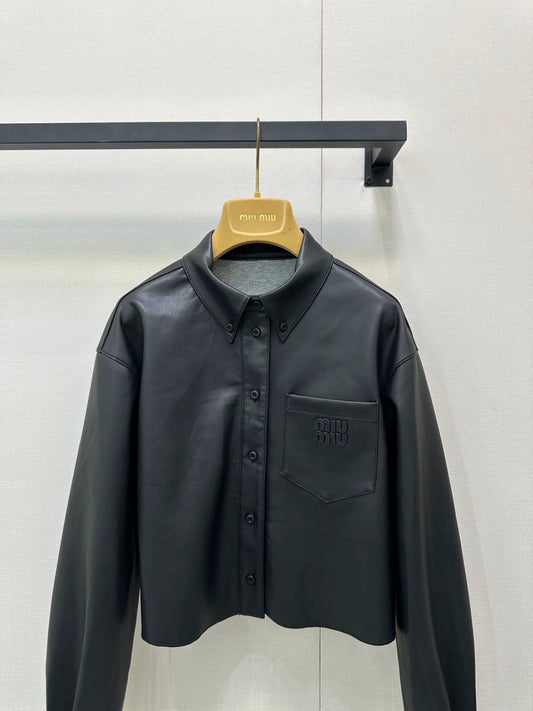 25 embroidered leather jacket