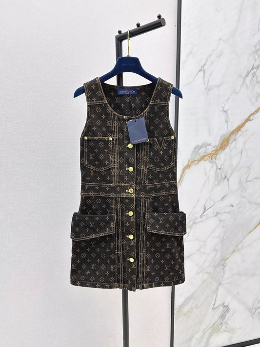 2025 new products Denim vest skirt