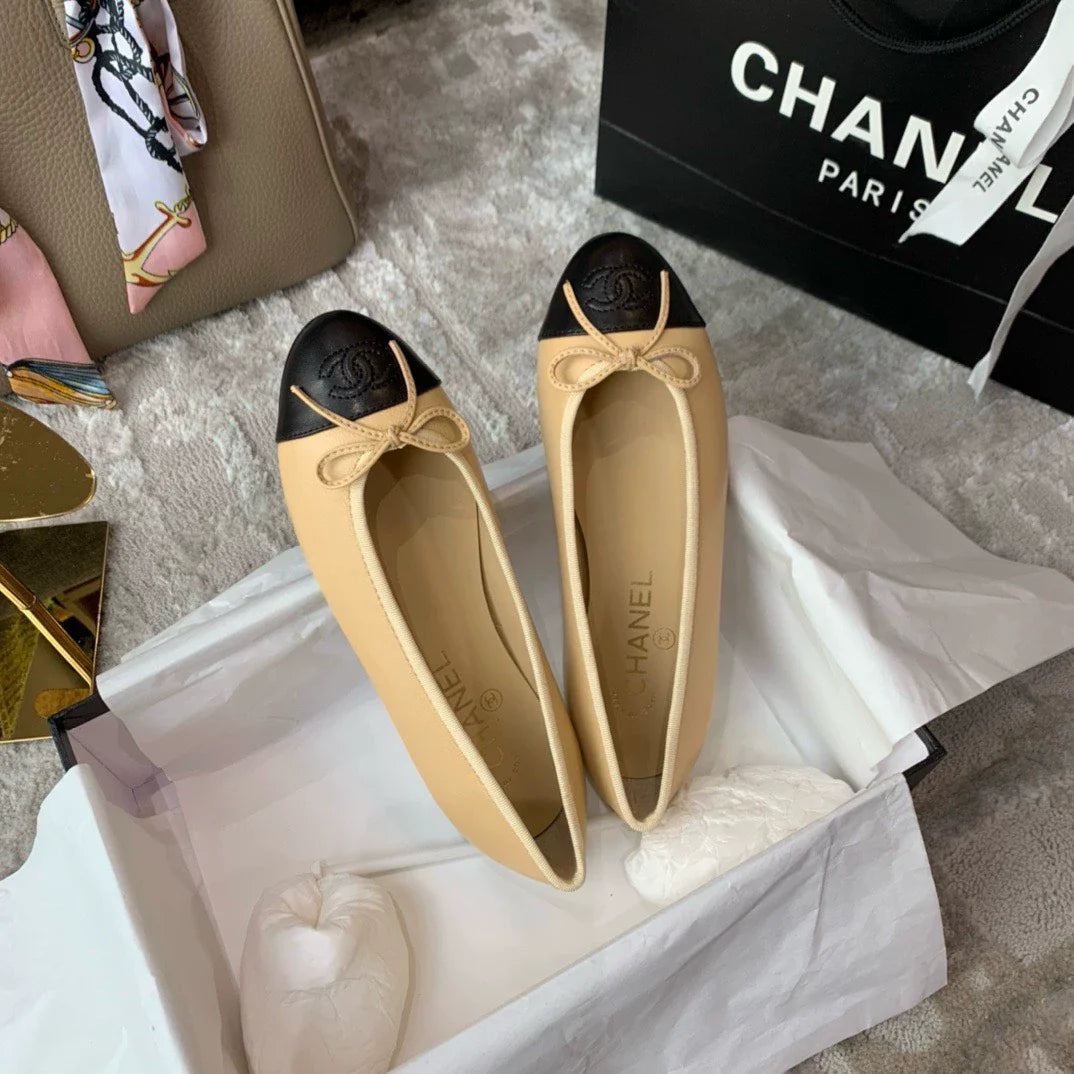 Bow ballet shoes
