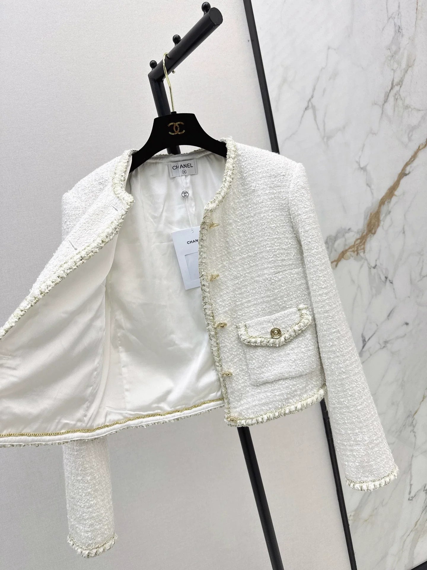 25fw Double pocket decorative border small jacket