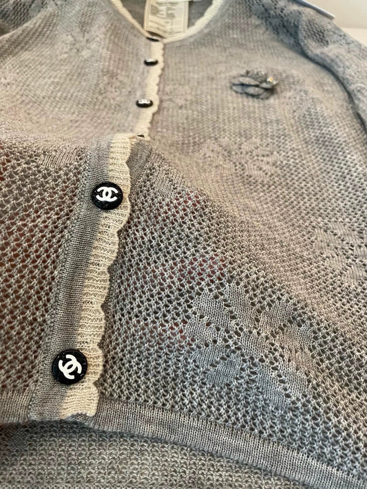 25fw Colorful border cardigan (vintage series)