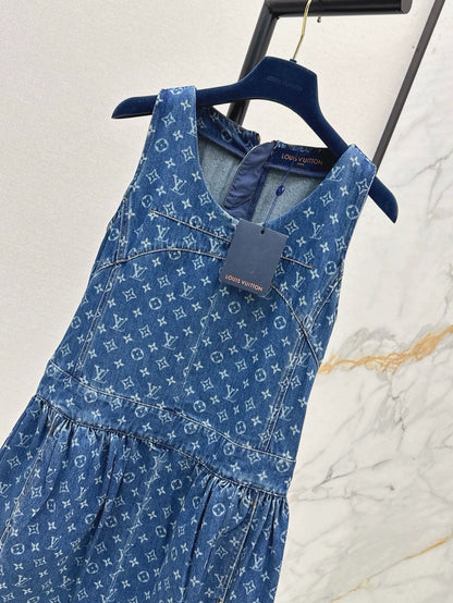 2025 new product Denim vest skirt