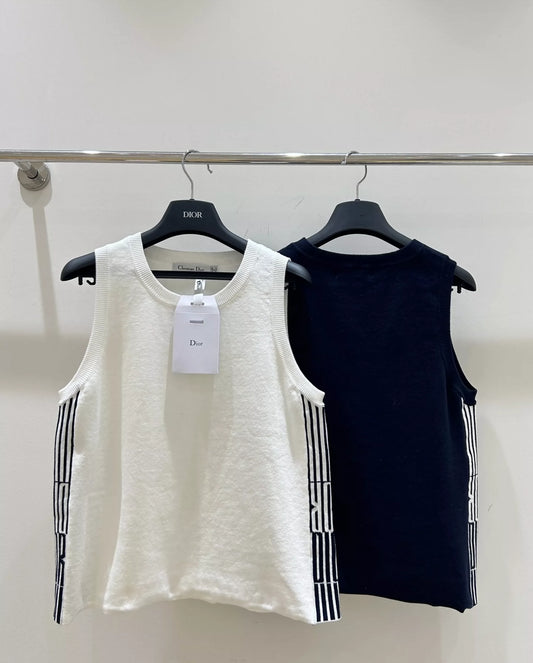 25ss new letter knitted vest