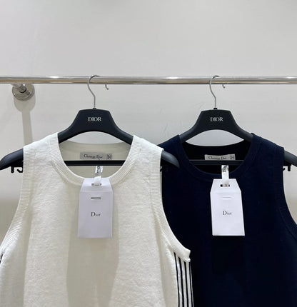 25ss new letter knitted vest