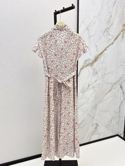 2025 new product Floral retro dress